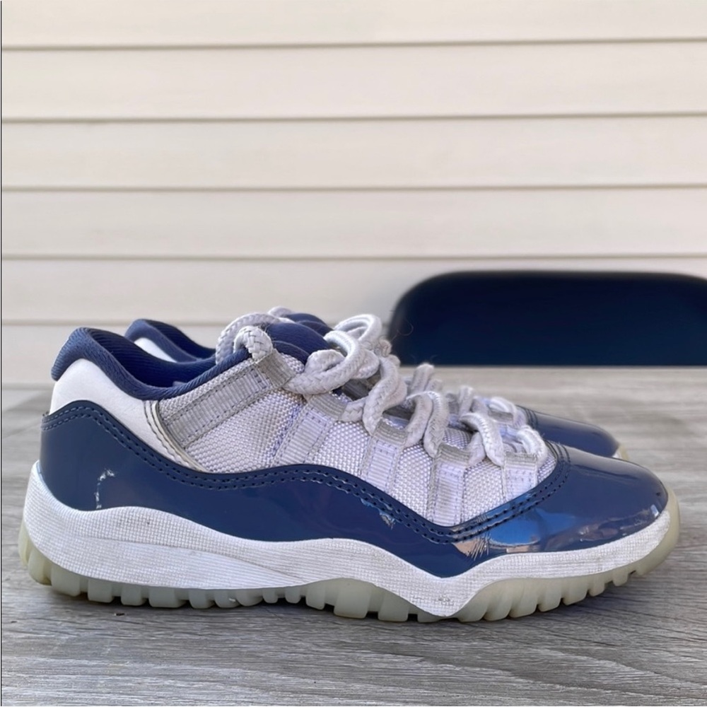 Jordan 11 Retro Low Midnight Navy Little Kids Sneakers Shoes Size 12.5C